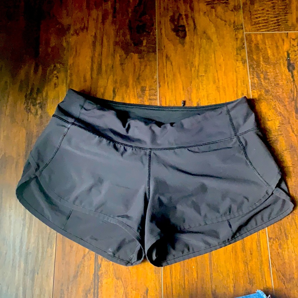 Original speed up lululemon black shorts.